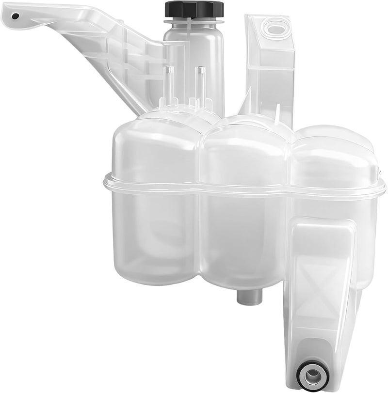 LOSTAR 603-839 Engine Coolant Reservoir Compatible with 2013-2018 Ram 2500 3500 4500 5500 6.7L - Replaces OE# 68166475AC, 68166475AB, 68166475AD - Image 1